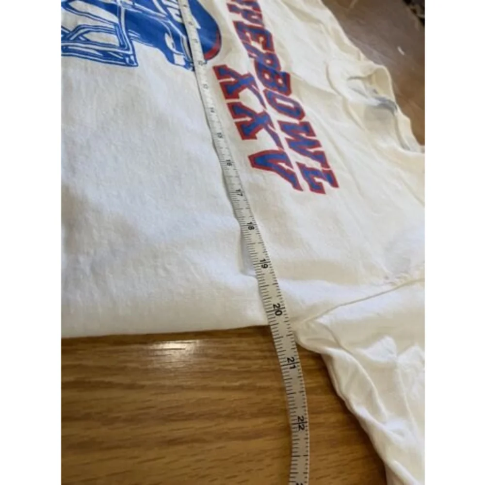 ❌SOLD❌Vintage 1991 Converse Superbowl XXV Giants Buffalo Bills Short Sleeve - Picture 11 of 12